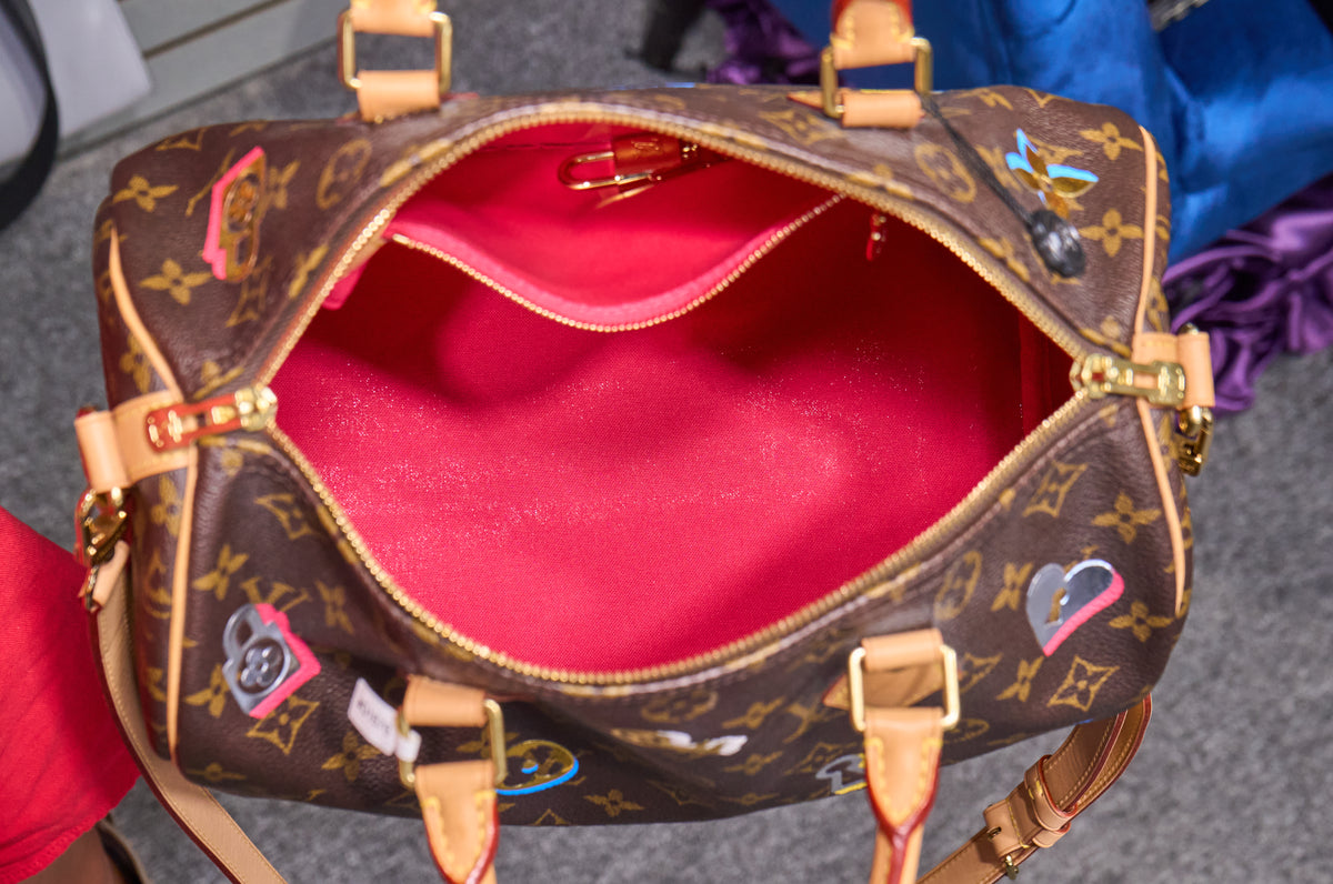 Louis Vuitton Speedy Bandouliere 30 Monogram Love Lock
