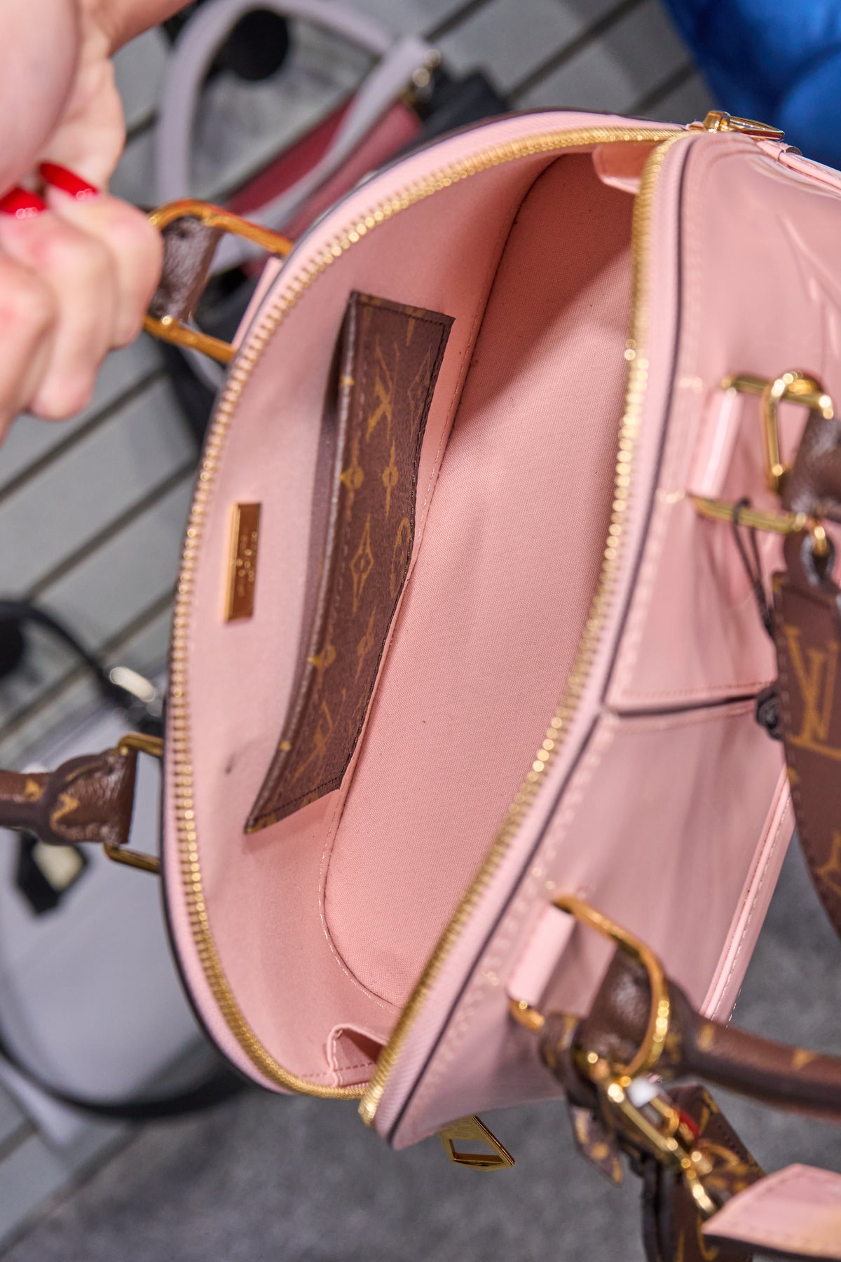 Louis Vuitton Alma BB Rose Ballerine Pink