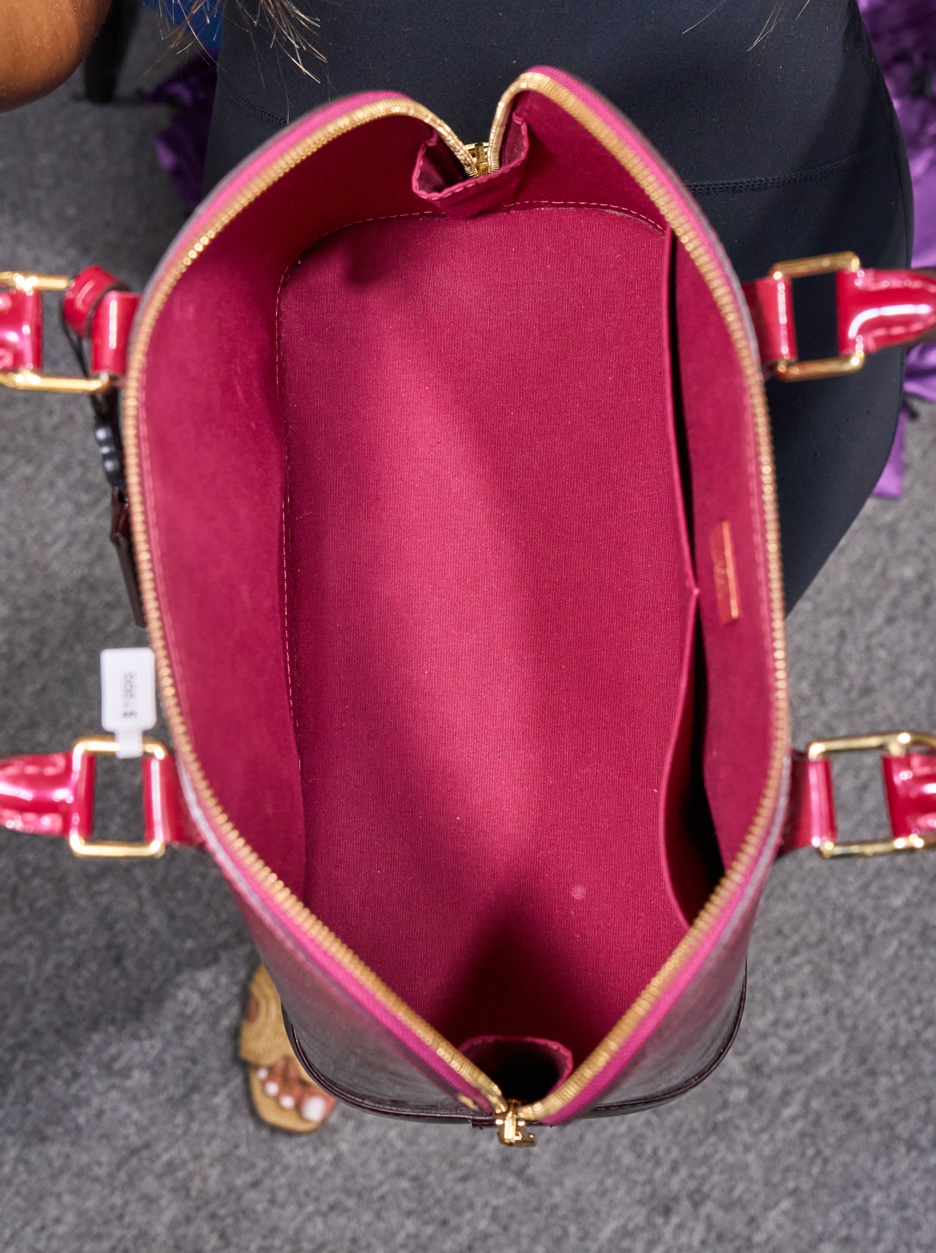 Louis Vuitton Alma PM Monogram Vernis Magenta Degrade