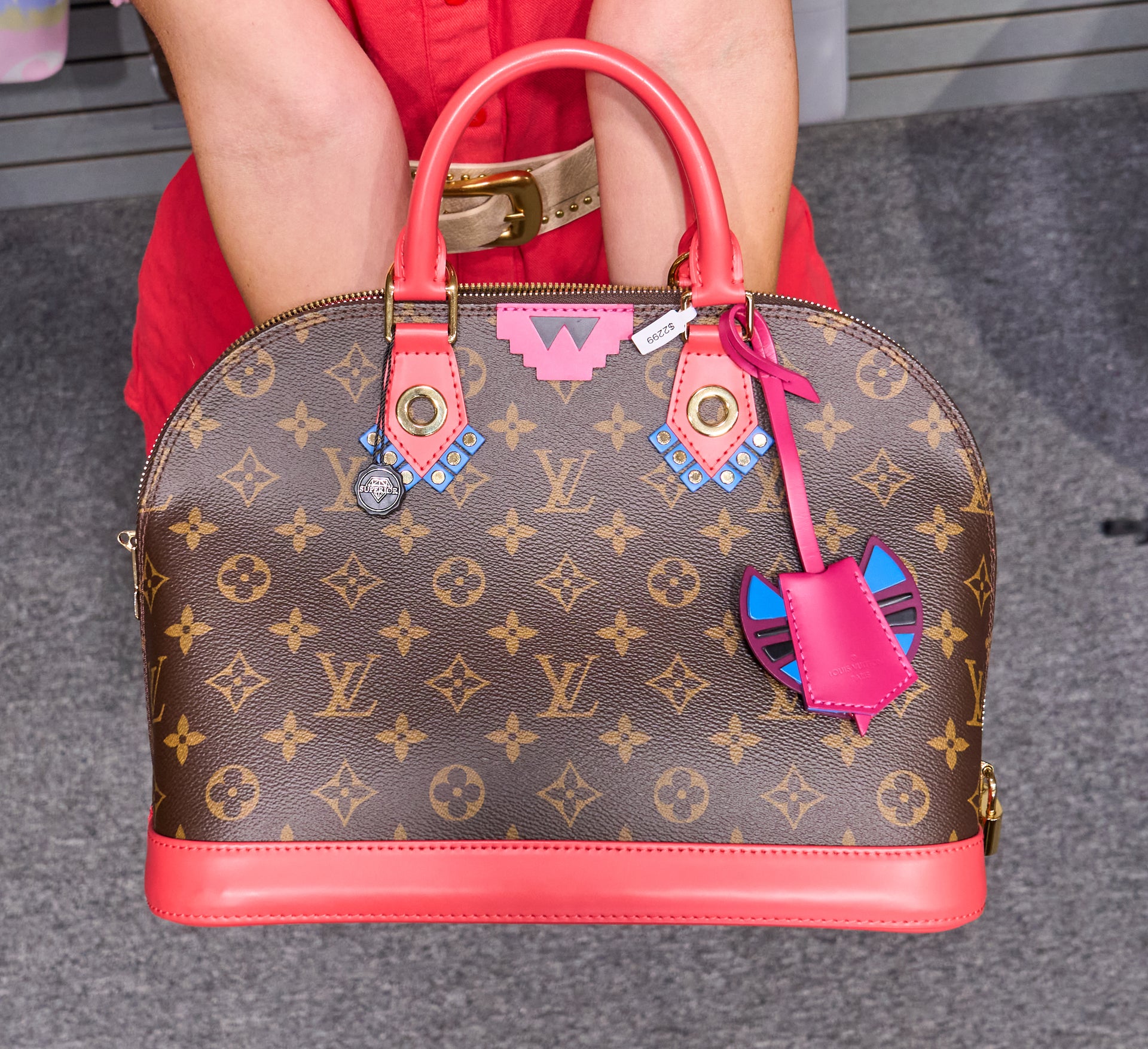 Louis Vuitton Alma PM Monogram Totem Pink Flamingo