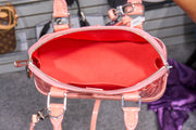 Louis Vuitton Alma BB Monogram Vernis Jungle Dots Sugar Poppy