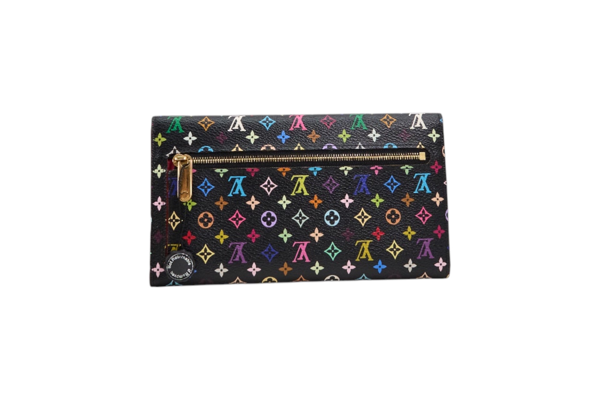 Louis Vuitton Eugenie Wallet Monogram Multicolore Noir