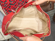 Gucci Red Leather Soho Bag