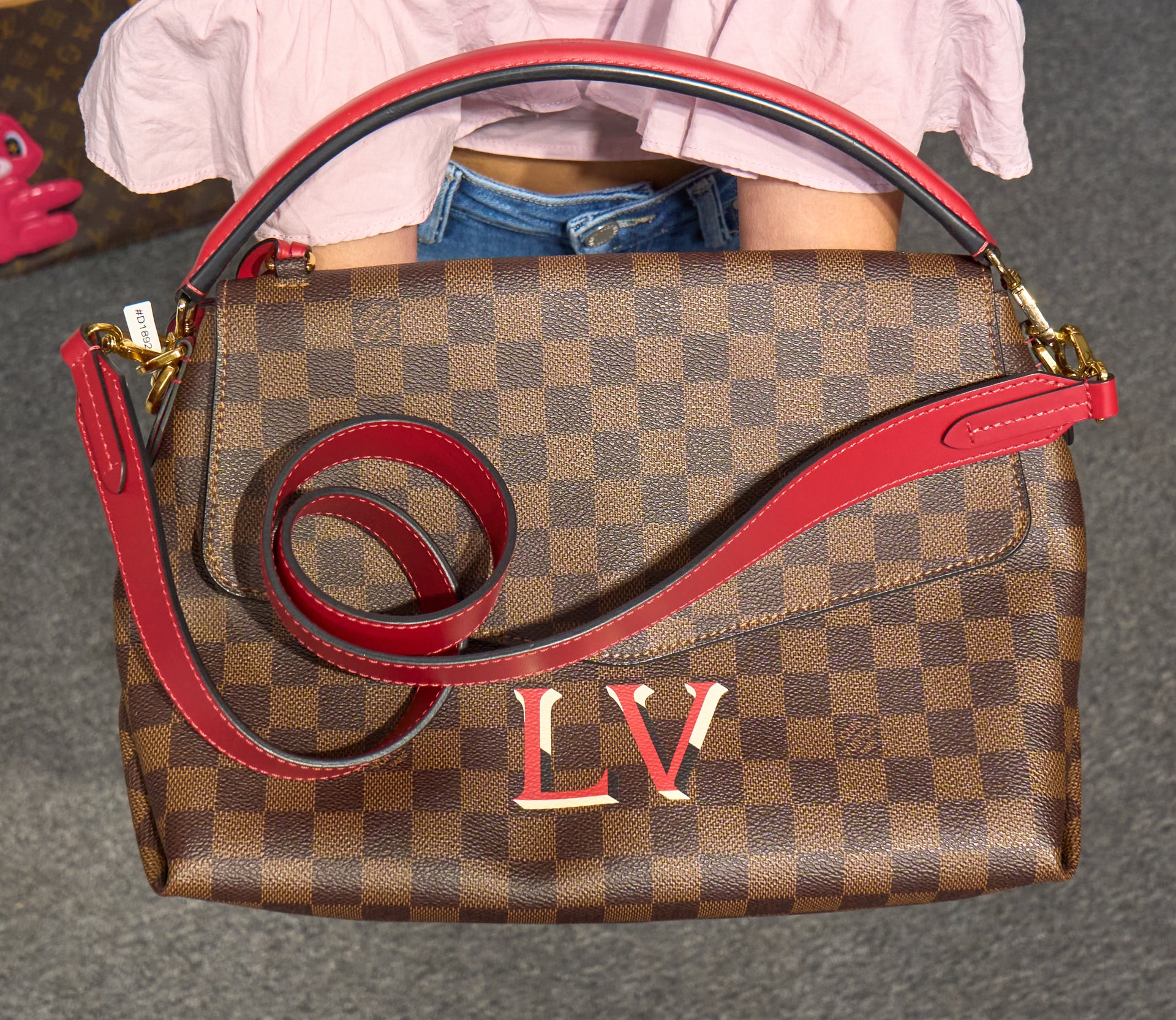 Louis Vuitton Beaubourg MM Damier Ebene Scarlet