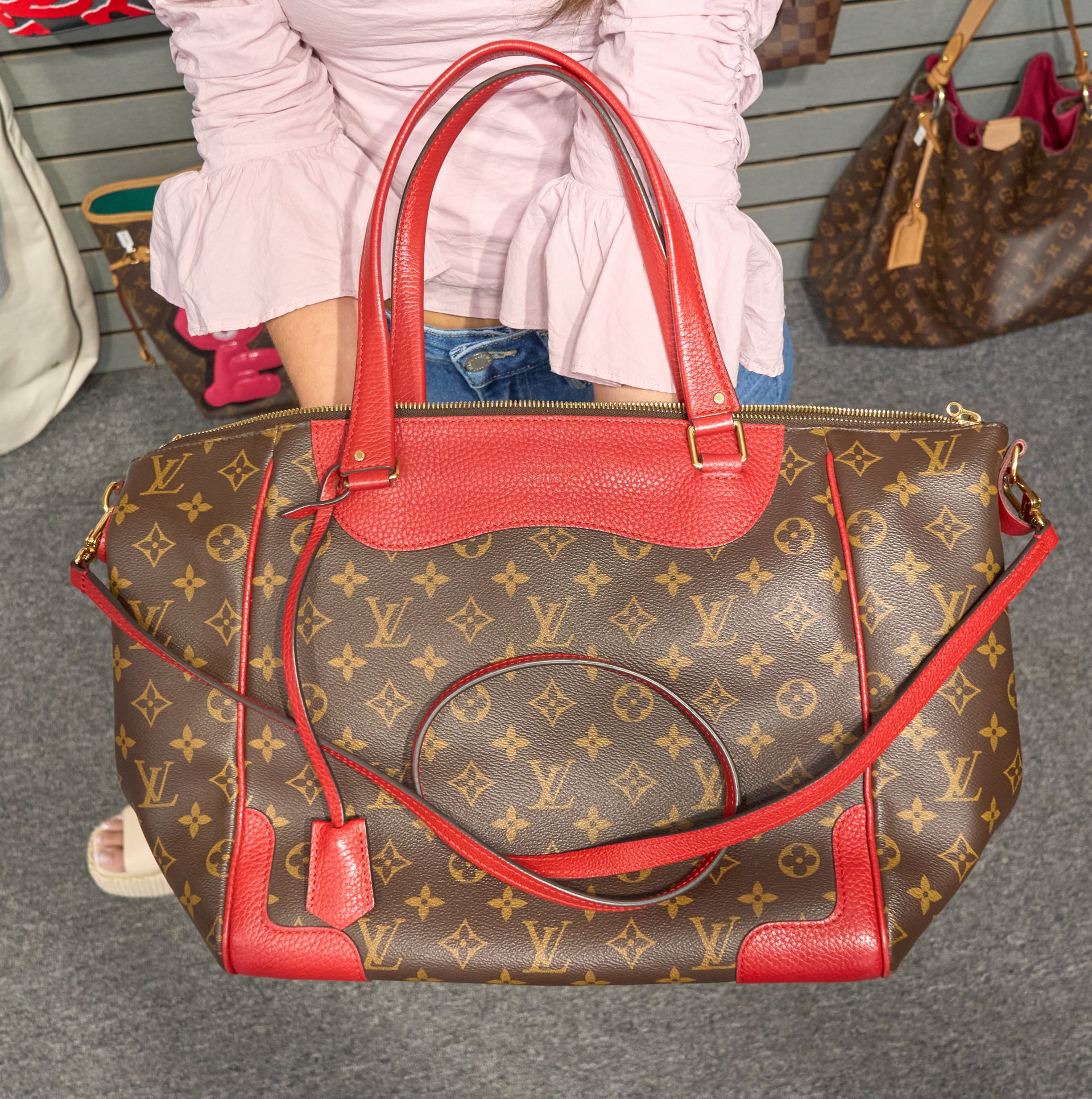 Louis Vuitton Estrela Monogram Red