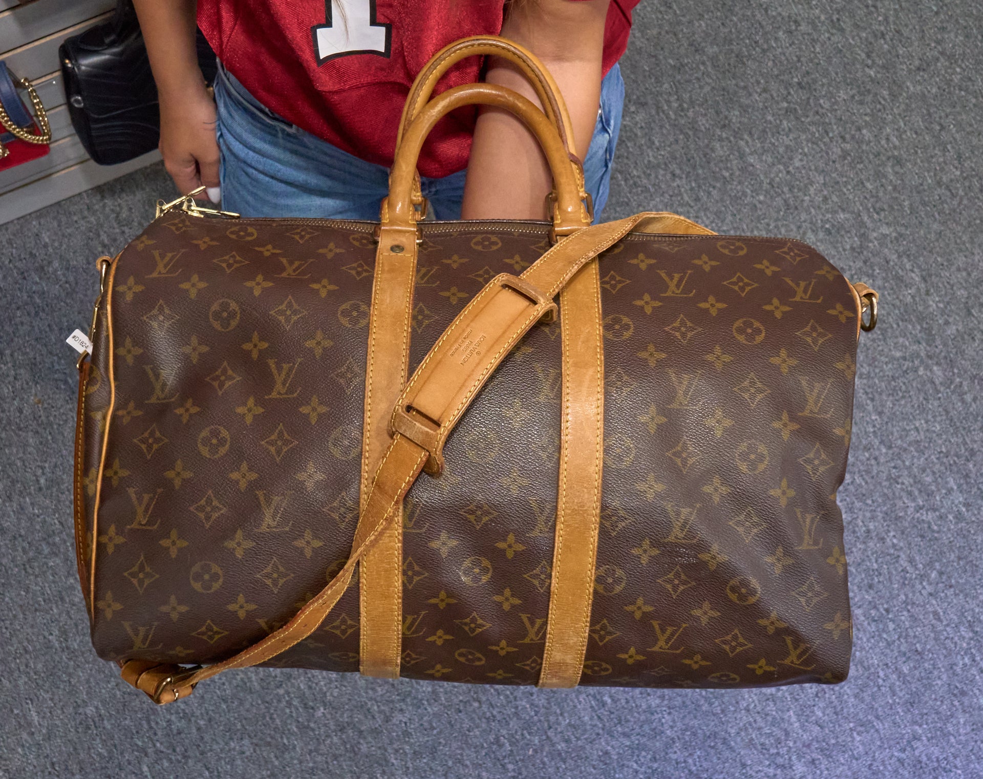 Louis Vuitton Keepall Badouliere 45 Monogram