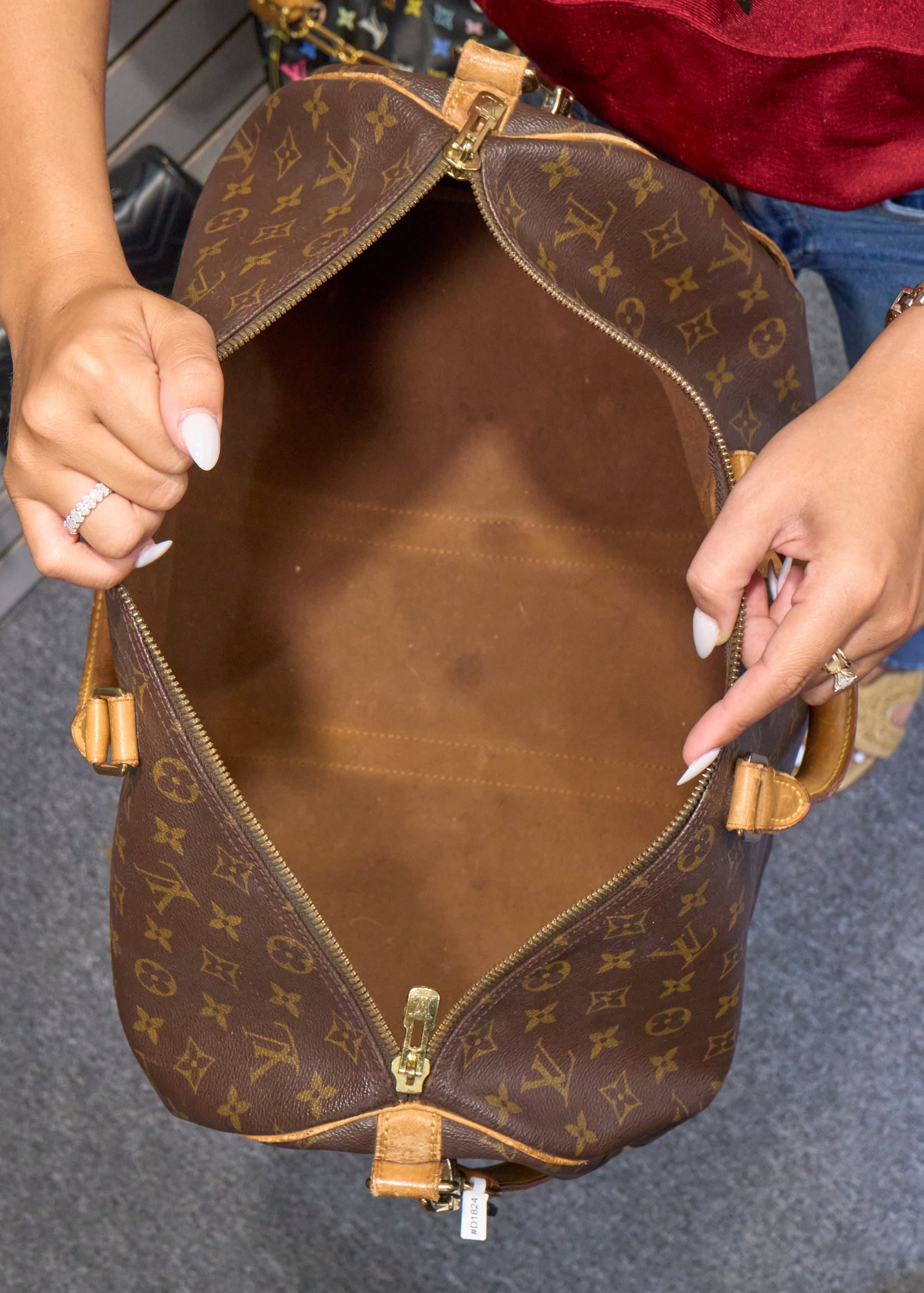 Louis Vuitton Keepall Badouliere 45 Monogram