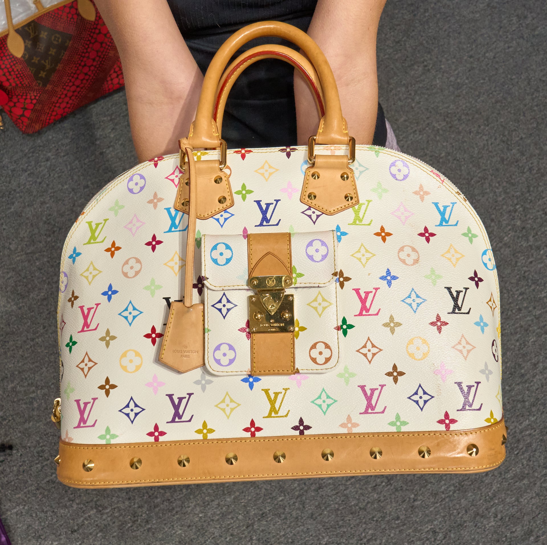 Louis Vuitton Alma GM Monogram Multicolore Blanc
