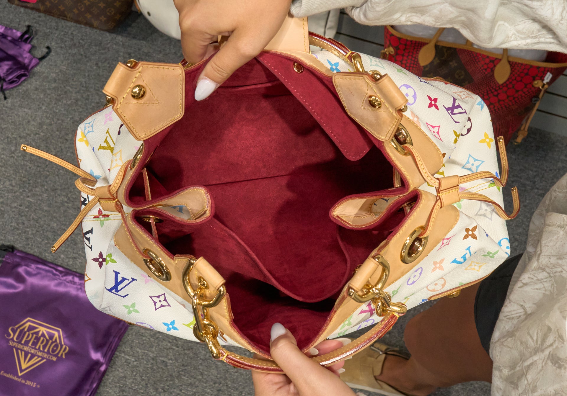 Louis Vuitton Ursula Monogram Multicolore Blanc