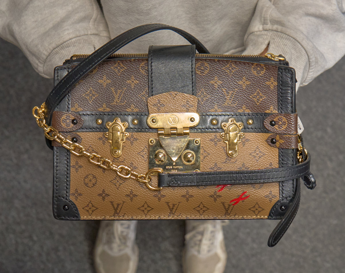 Louis Vuitton Trunk Clutch Monogram/ Monogram Reverse