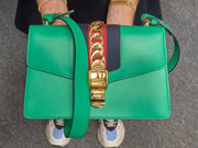 Gucci Sylvie Shoulder Bag Green