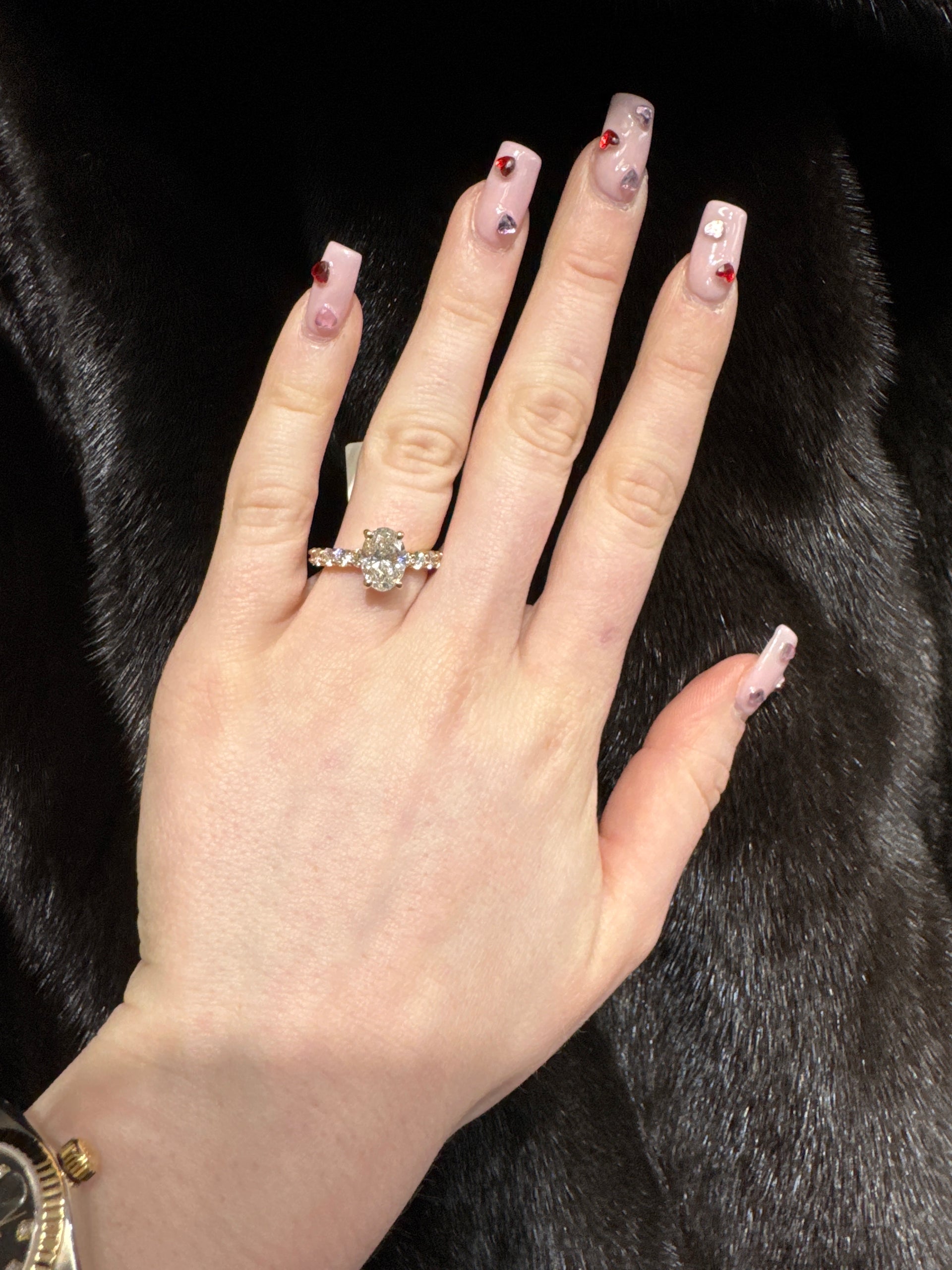 2.02ct. E VS1 Lab Grown Oval Diamond Engagement