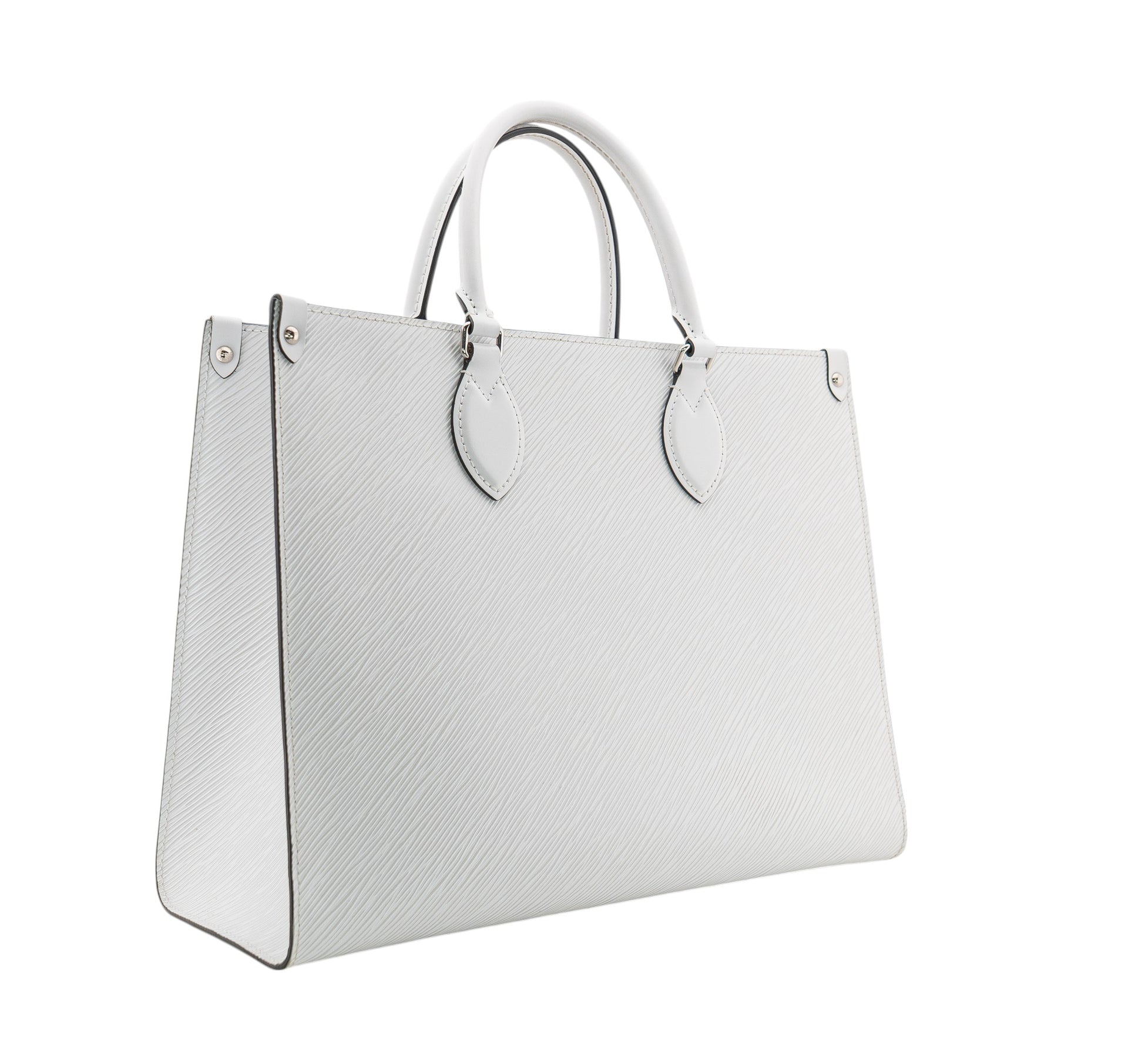 Louis Vuitton Onthego MM Epi White / Blue