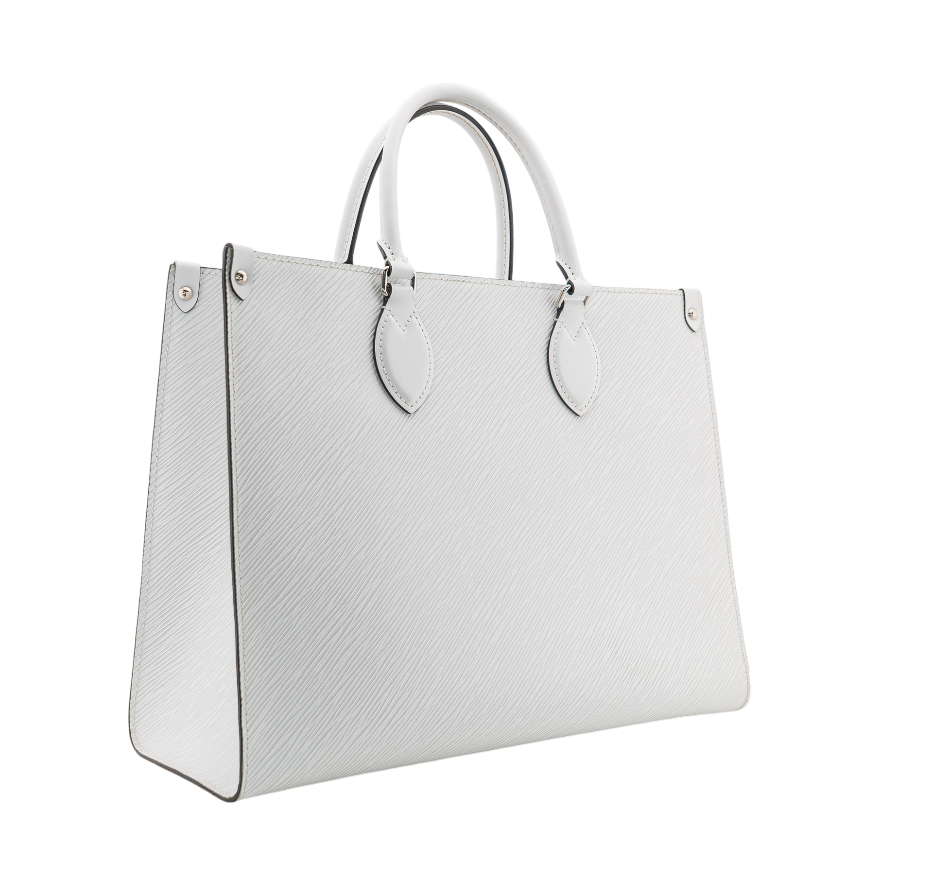 Louis Vuitton Onthego MM Epi White / Blue