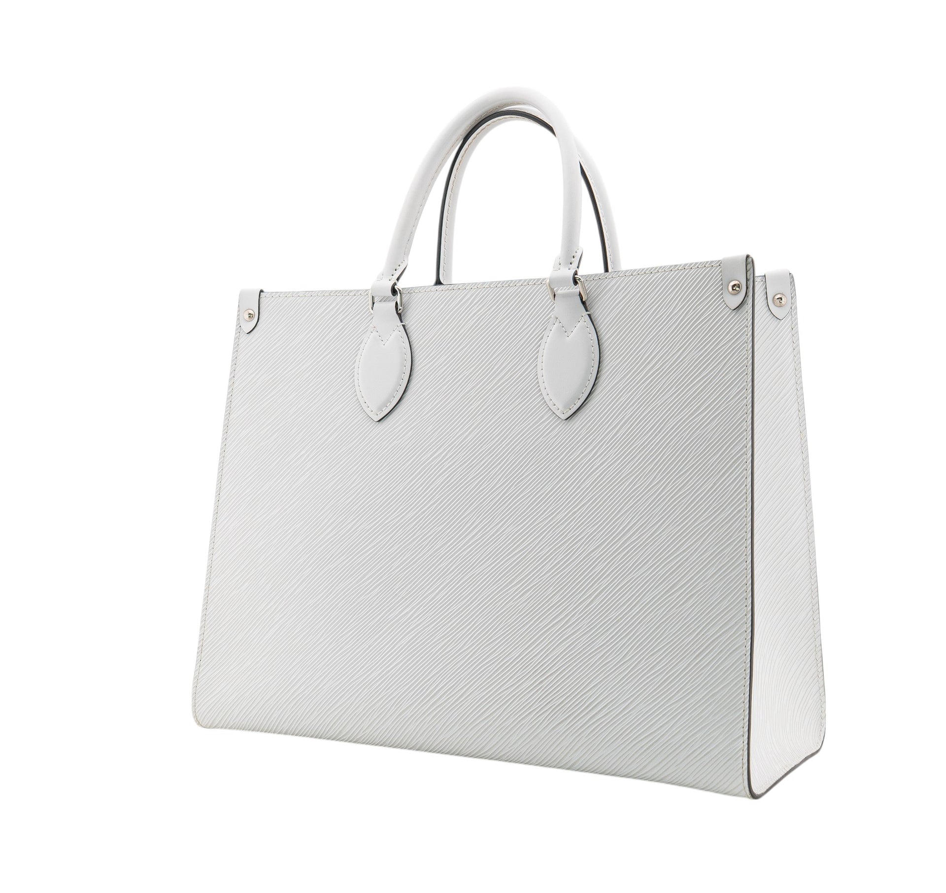 Louis Vuitton Onthego MM Epi White / Blue
