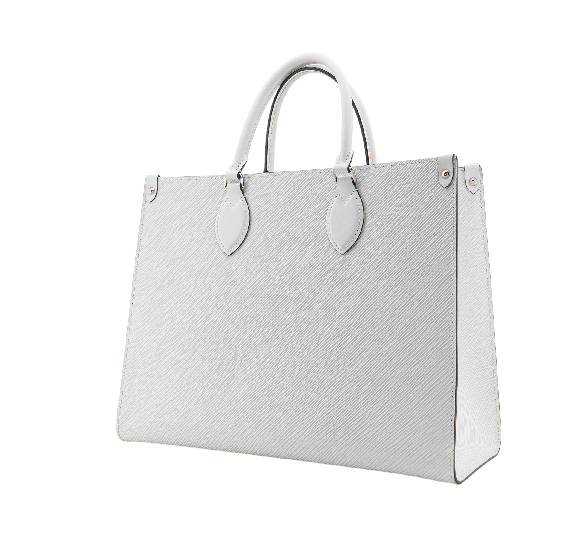 Louis Vuitton Onthego MM Epi White / Blue