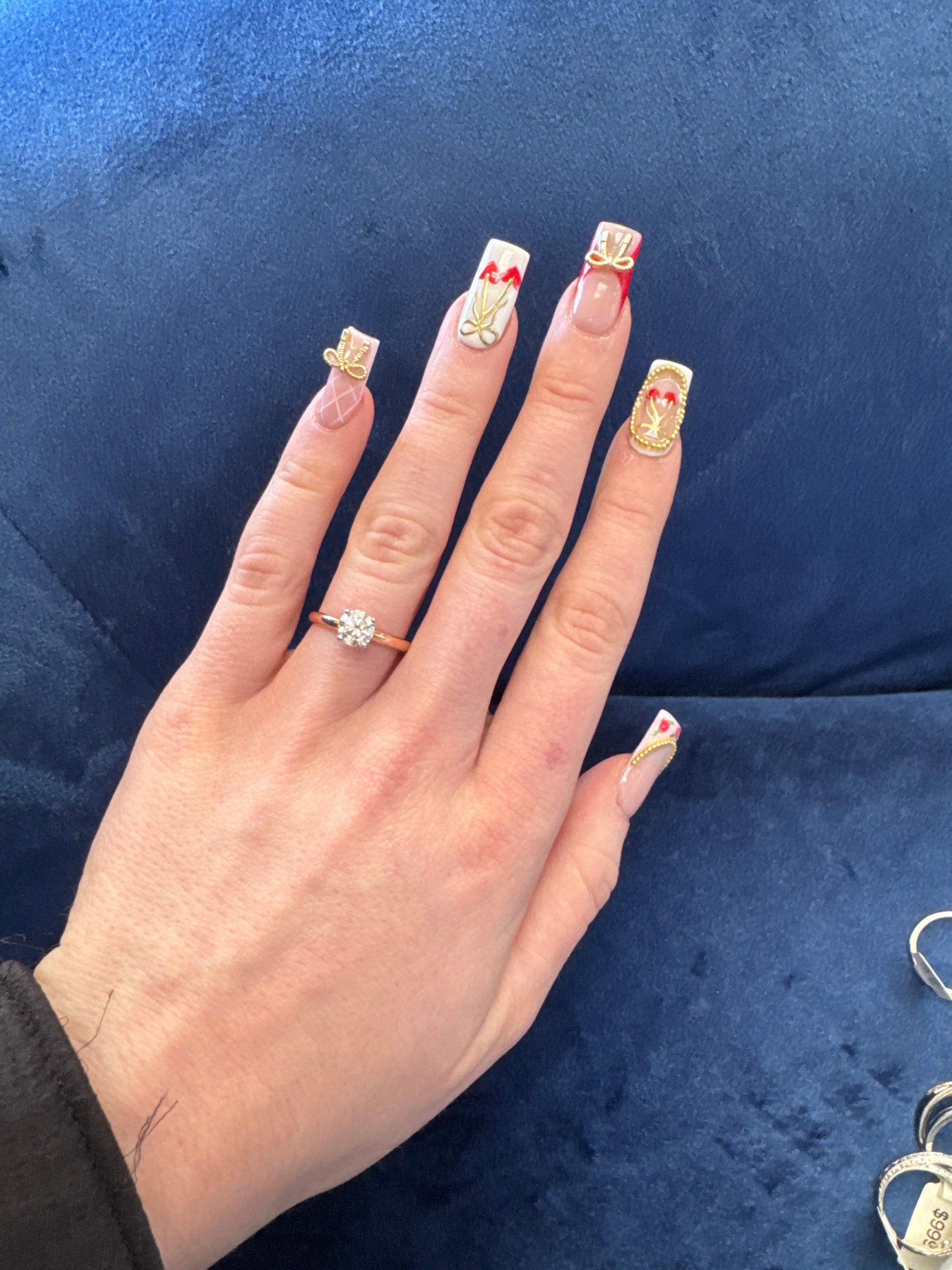 .97ct. Natural Diamond Round Solitaire Set in 14K Rose Gold
