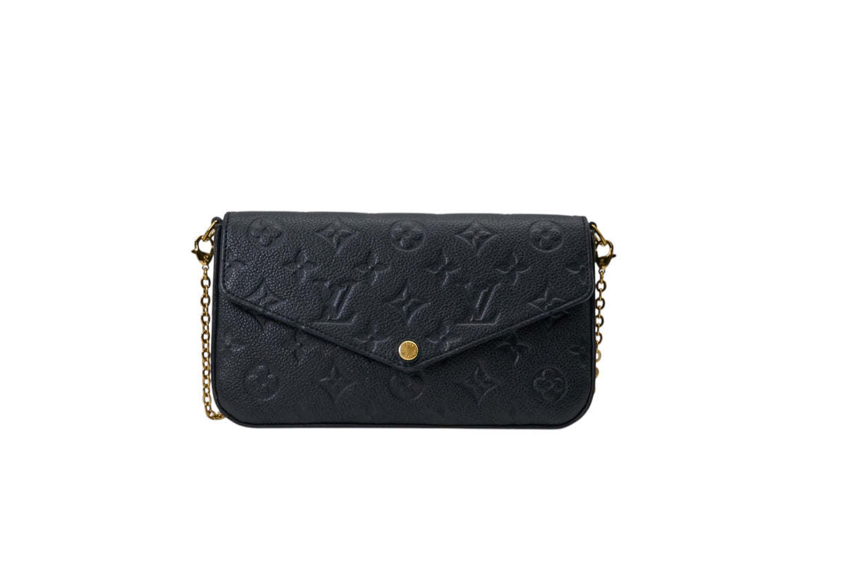 Louis Vuitton Felicie Pochette Monogram Empreinte Noir