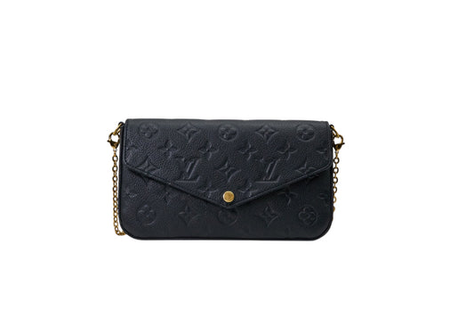 Louis Vuitton Felicie Pochette Monogram Empreinte Noir