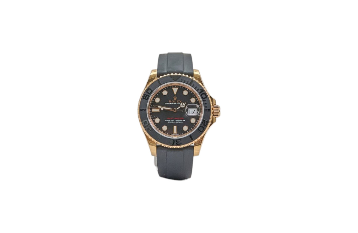 Rolex Yachtmaster 40 Rose Gold Oysterflex