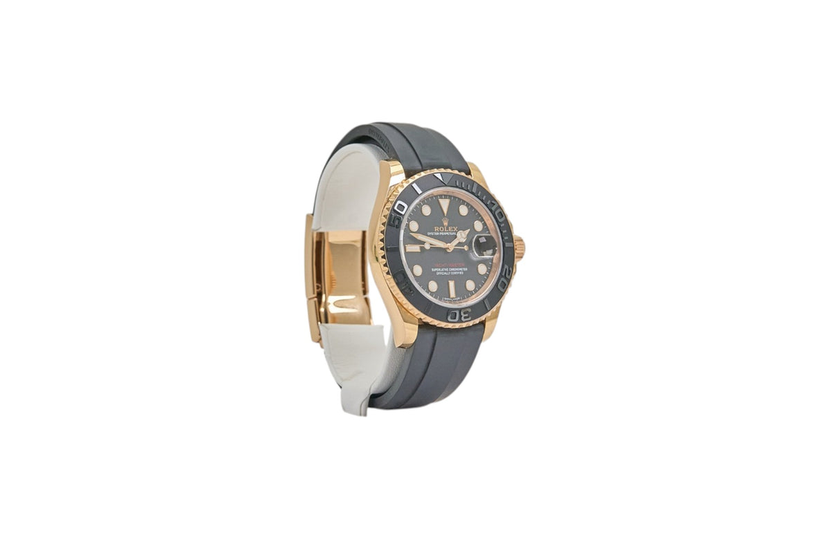 Rolex Yachtmaster 40 Rose Gold Oysterflex