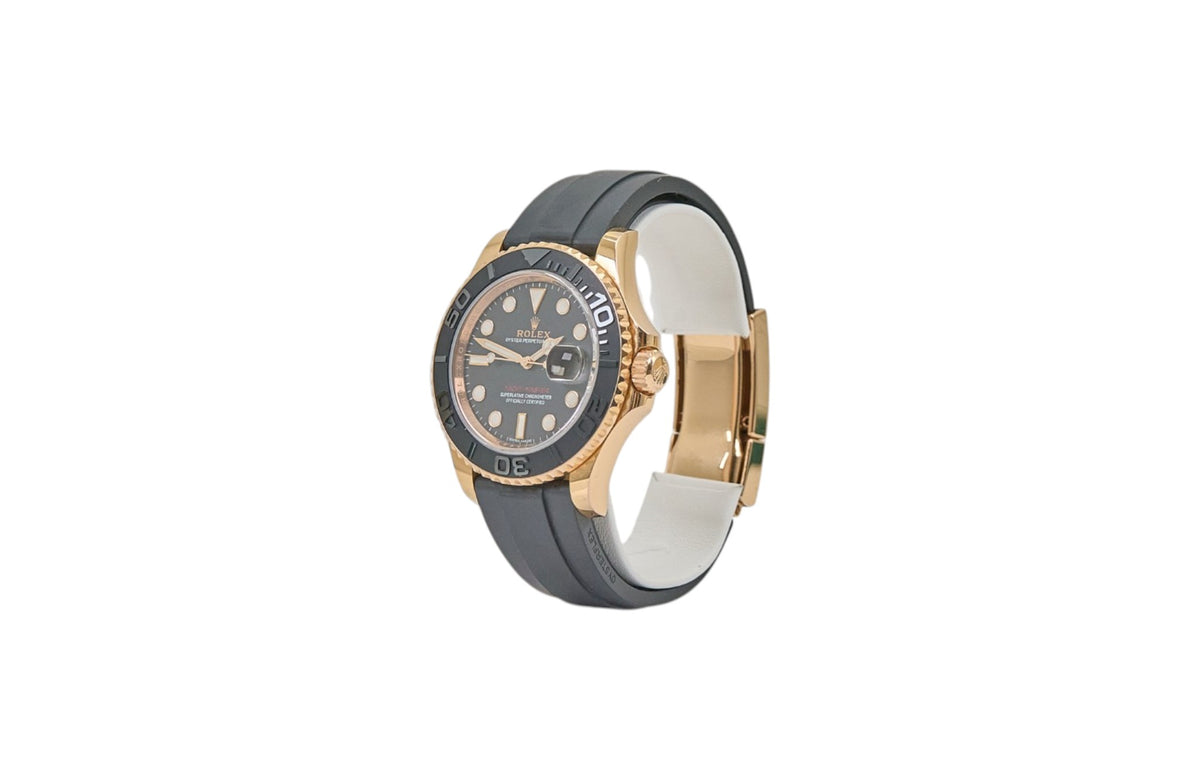 Rolex Yachtmaster 40 Rose Gold Oysterflex