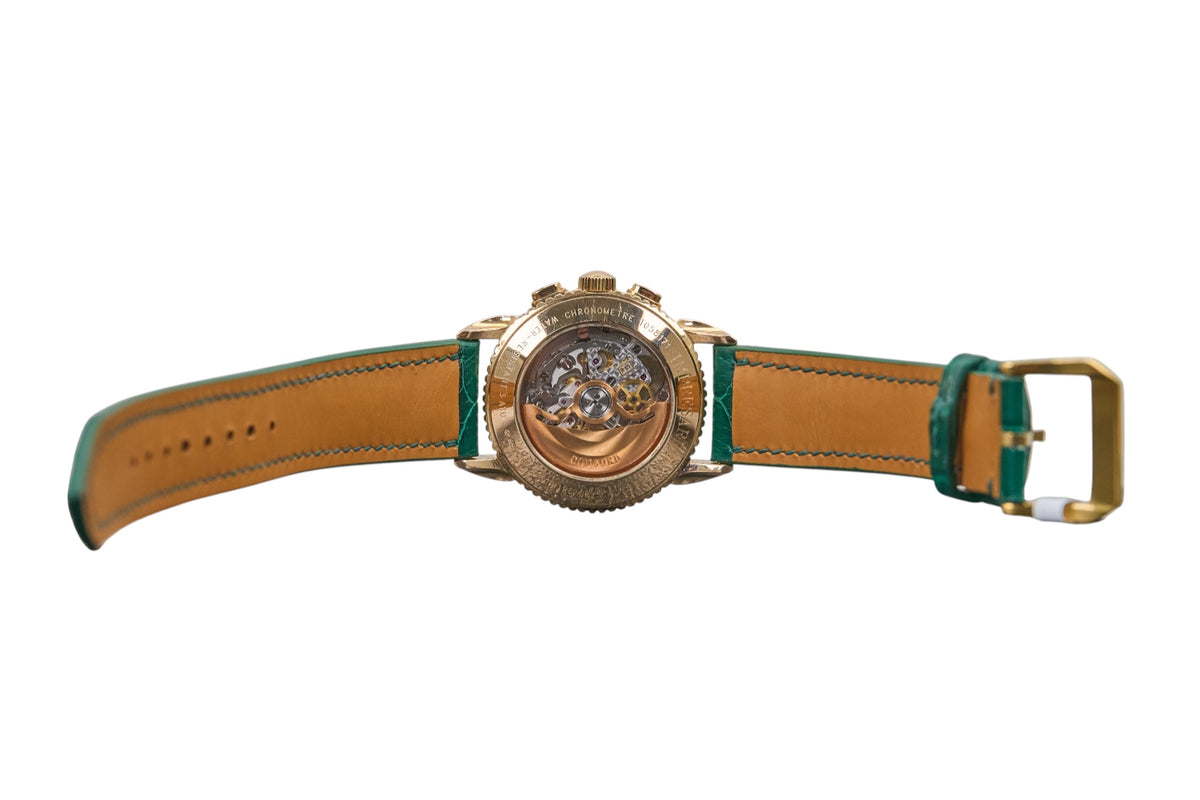 38mm Concord Impresario Zenith El Primero Automatic Movement 18K Gold on Strap