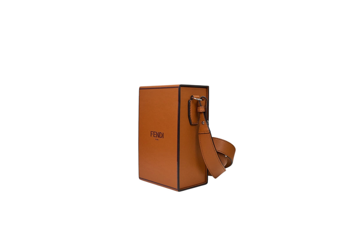 Fendi Brown Fendi Box Shoulder Bag