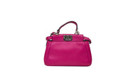 Fendi Micro Peekabo Iconic Satchel Fuchsia
