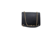 Gucci Dollar Marmont Interlocking G Crossbody Bag Black