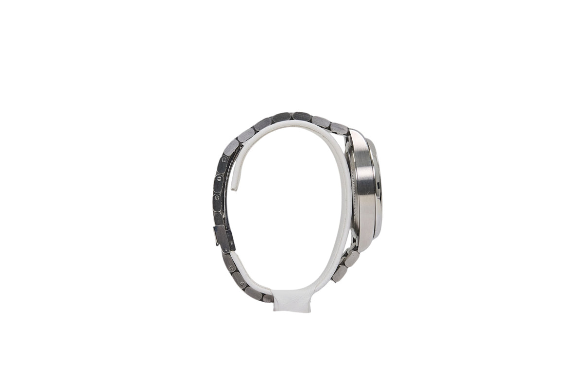38mm Tudor Style Stainless Steel Black Dial