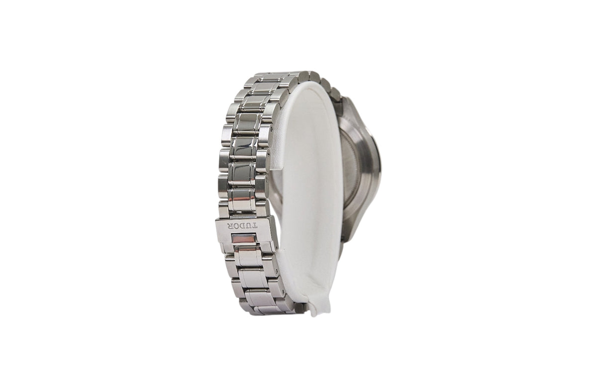 38mm Tudor Style Stainless Steel Black Dial