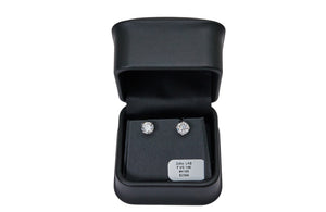 2cttw F VS Lab Grown Round Diamond Studs Set in 14K White Gold