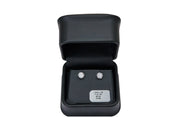 1.5cttw. F VS Lab Grown Round Diamond Studs in 14K White Gold