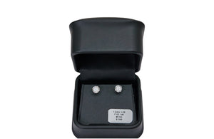 1.5cttw. F VS Lab Grown Round Diamond Studs in 14K White Gold