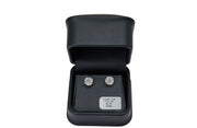 3.03cttw. F VS Lab Grown Round Diamond Studs in 14K Yellow Gold