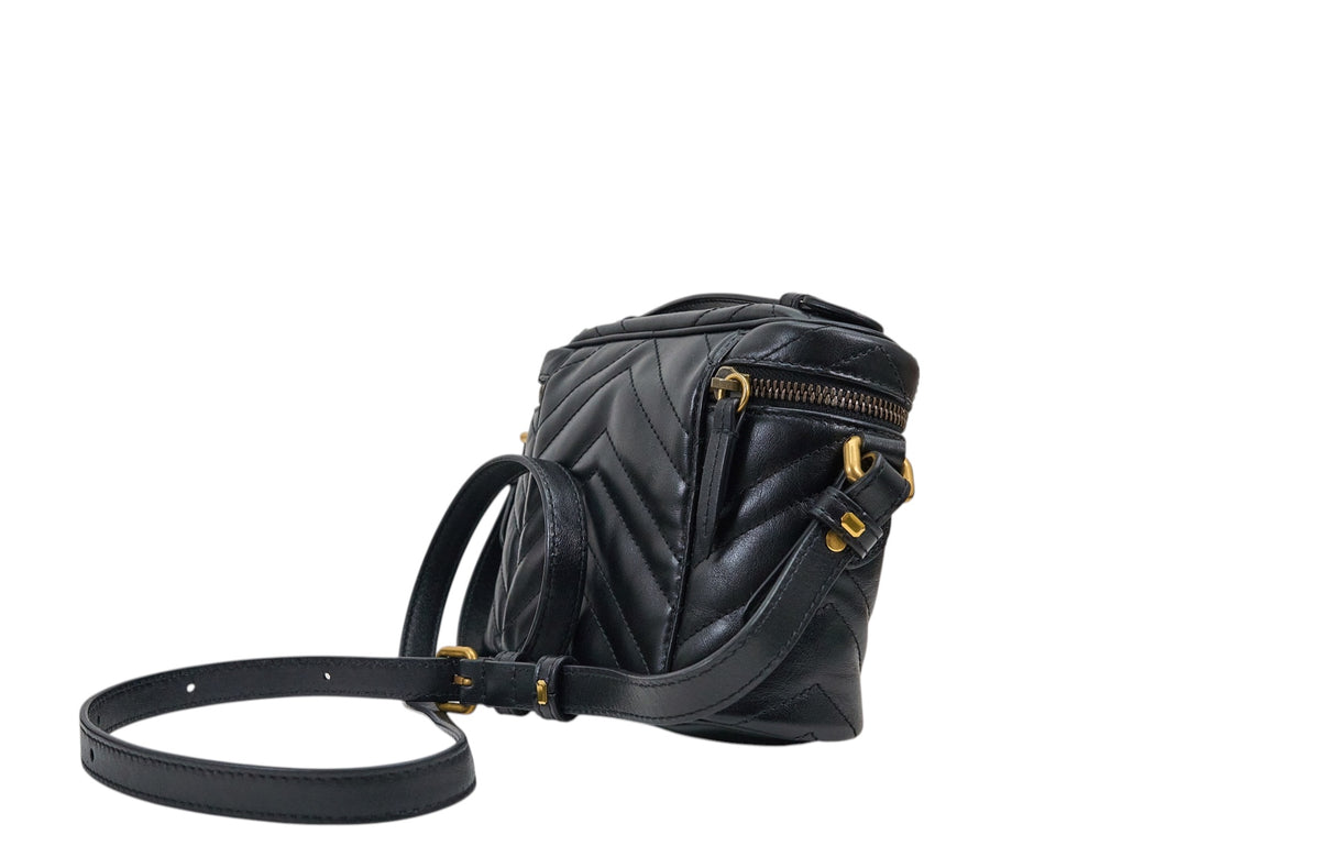 Gucci GG Marmont Camera Matelasse Mini Top Handle Bag
