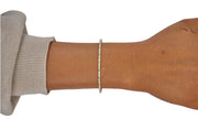 1cttw. F VS Lab Grown Diamond Flexible Bangle in 14K Yellow Gold