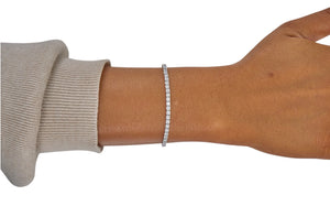 5cttw. F VS Lab Grown Diamond Tennis Bracelet in 14K White Gold