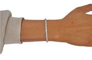 8cttw. F VS Lab Grown Diamond Tennis Bracelet in 14K White Gold