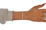 10cttw. F VS Lab Grown Diamond Tennis Bracelet in 14K White Gold