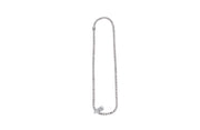 9cttw. F VS Lab Grown Diamond Tennis Necklace in 14K White Gold 18"