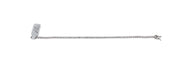 3.15cttw. F VS Bezel Set Lab Grown Diamond Bracelet in 14K White Gold