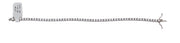 5cttw. F VS Lab Grown Diamond Tennis Bracelet in 14K White Gold