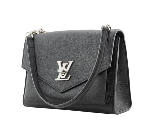 Louis Vuitton MyLockme Top Handle Soft Calfskin Black