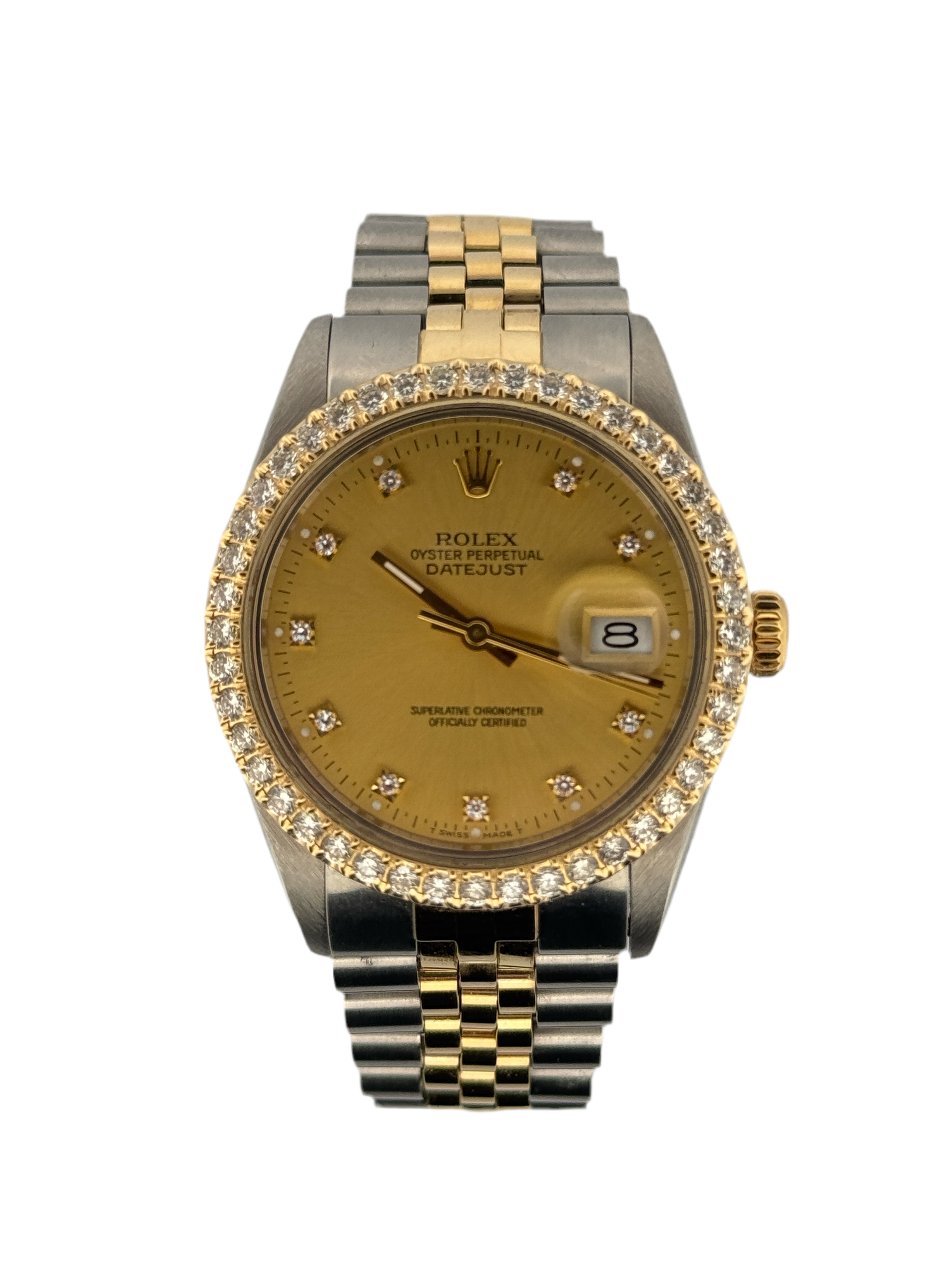 36mm Datejust Two Tone with Diamond Dial (1988)