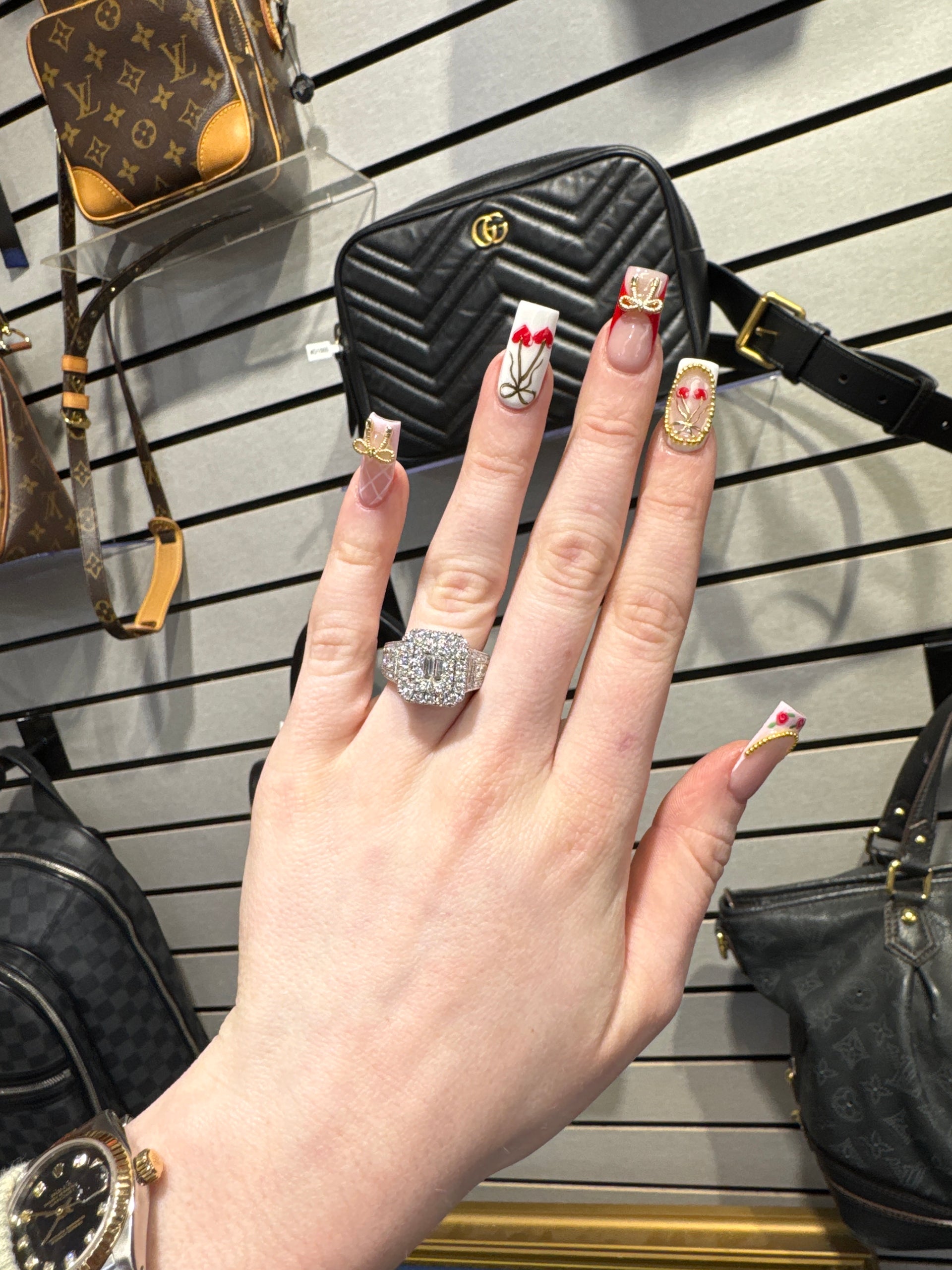 Neil Lane Natural Diamond Engagement Ring in 14K White Gold
