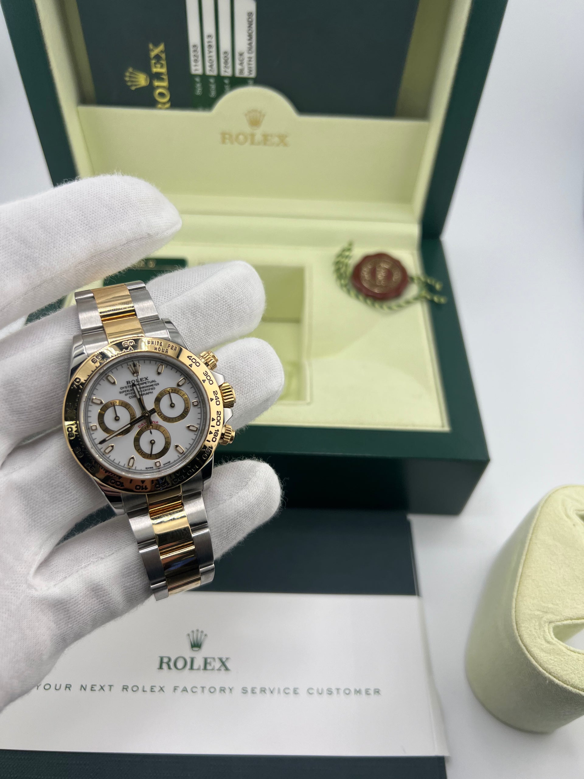 40mm Rolex Daytona 116503 Two Tone With White Dial (2019)