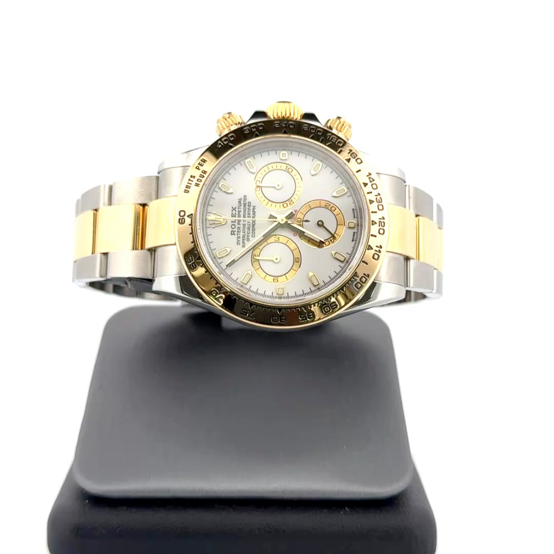 40mm Rolex Daytona 116503 Two Tone With White Dial (2019)