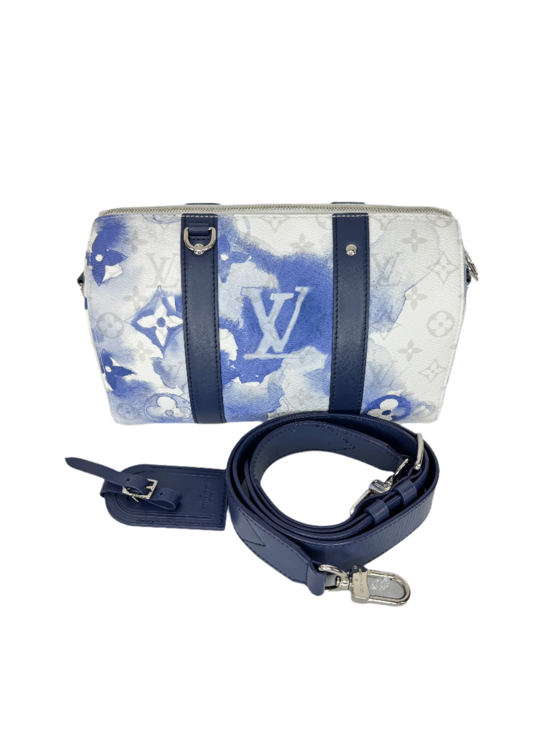 Louis Vuitton Keepall XS Monogram Watercolor Blue